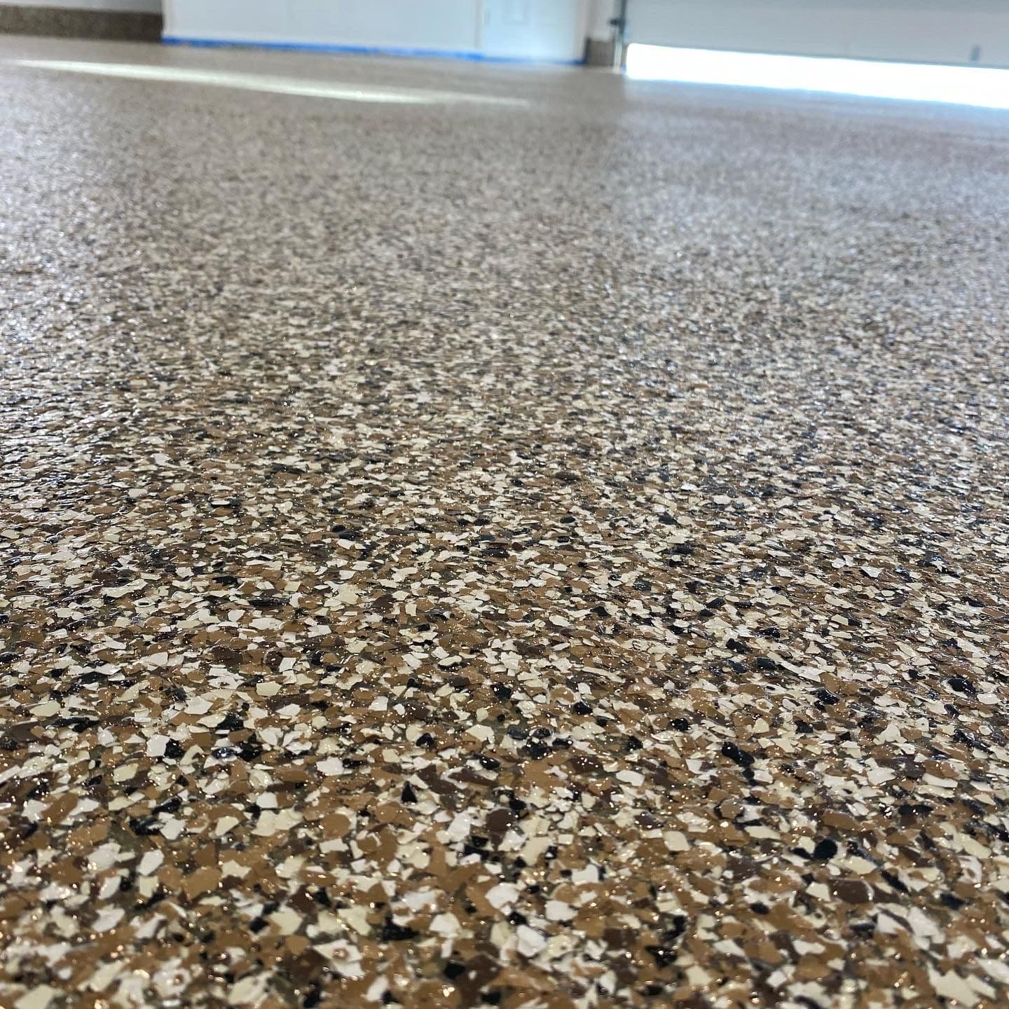 Gallery photos for Garage Floor Makeover with Flake Floor Systems: Image #2